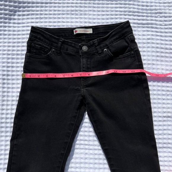 Levi's 710 Super Skinny Black Jeans - Picture 10 of 13